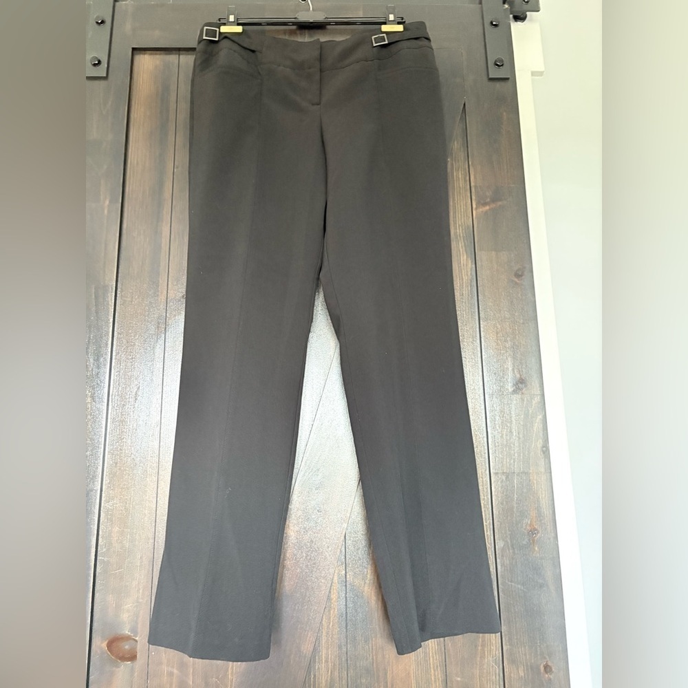 Charlies Black Pants with Buckle detail